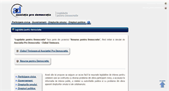 Desktop Screenshot of legislatie.resurse-pentru-democratie.org